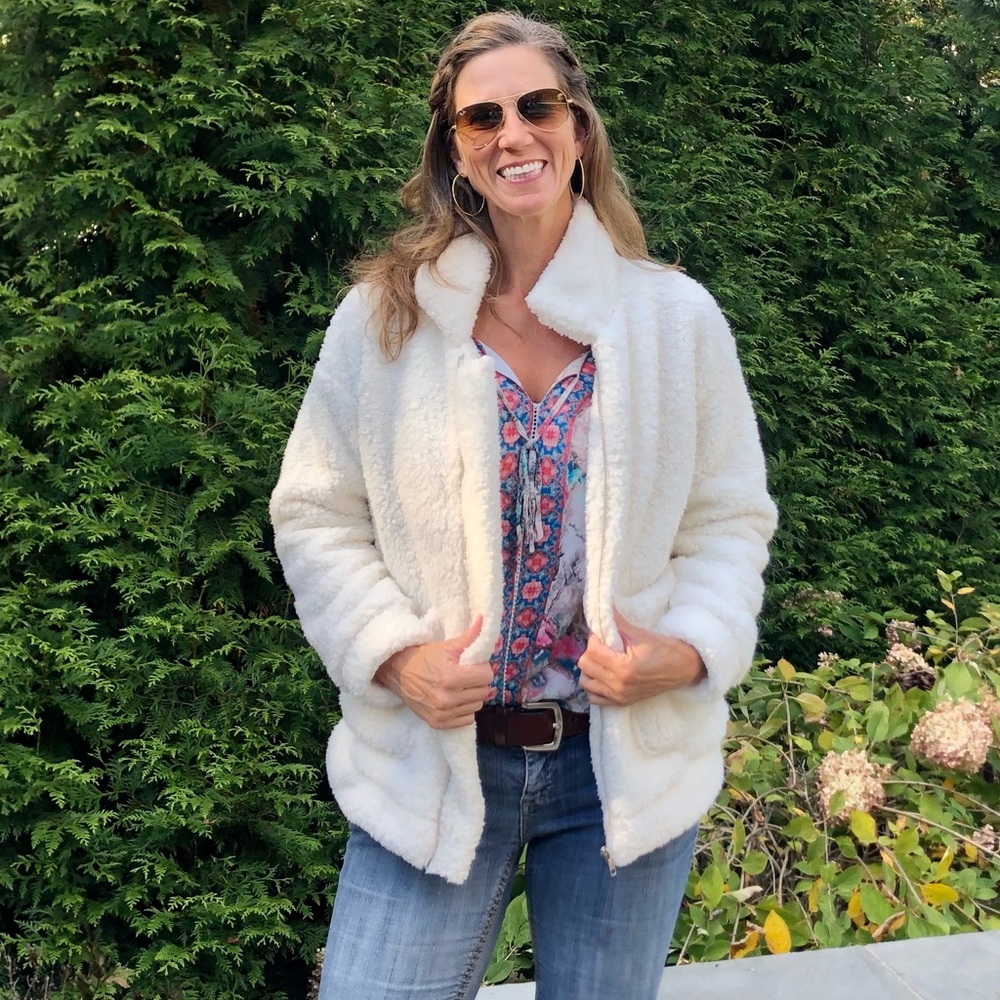 ❤️Host Pick ❤️ Faux Sherpa Teddy Jacket